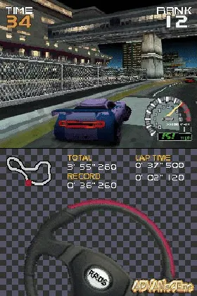 Ridge Racer DS (USA, Europe) screen shot game playing